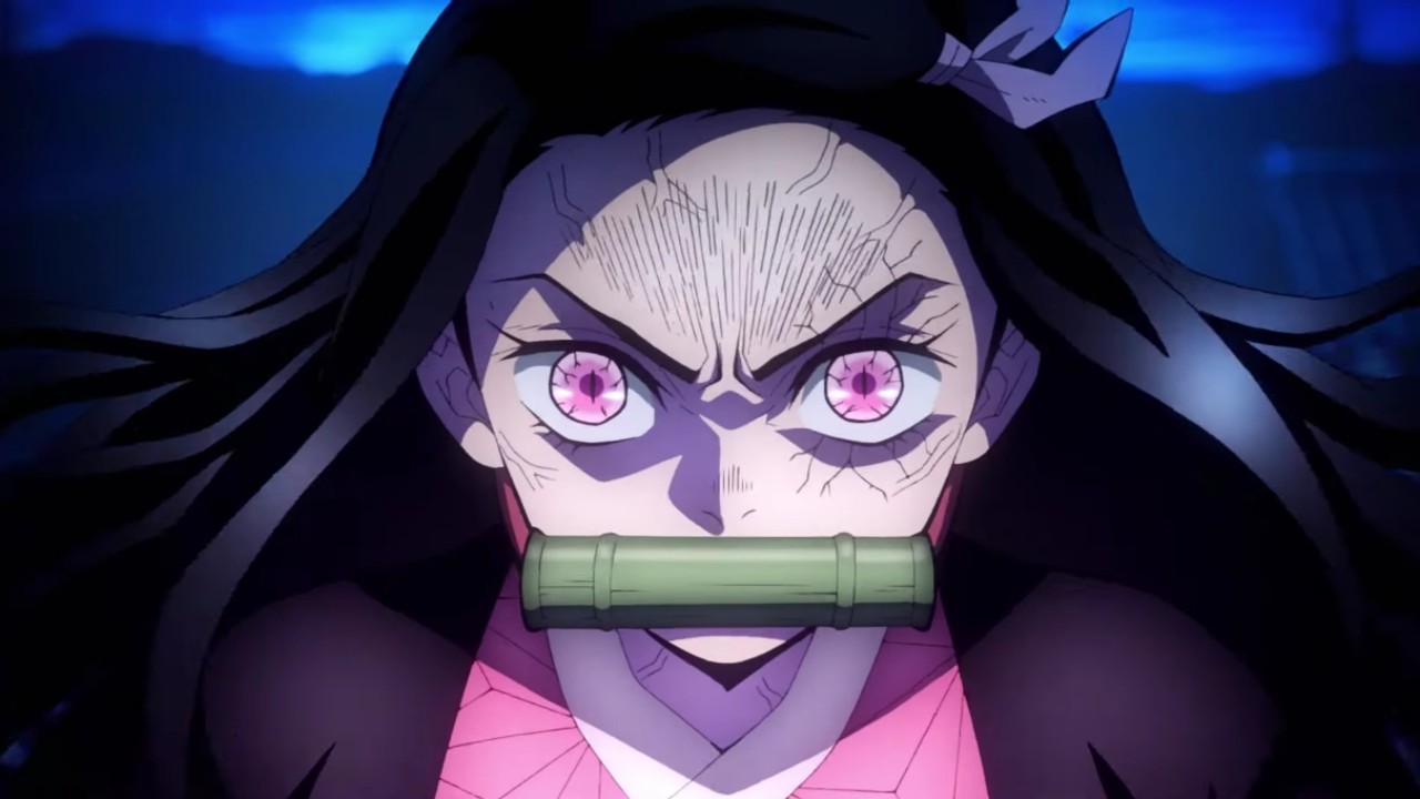 Nezuko's awakened form in Demon Slayer