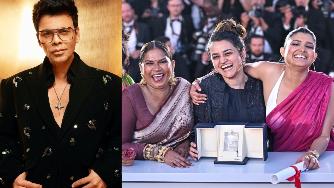 KJo 'proud' of Payal Kapadia’s Cannes win; lauds her team for 'owning' red carpet (Instagram/@karanjohar. Getty)