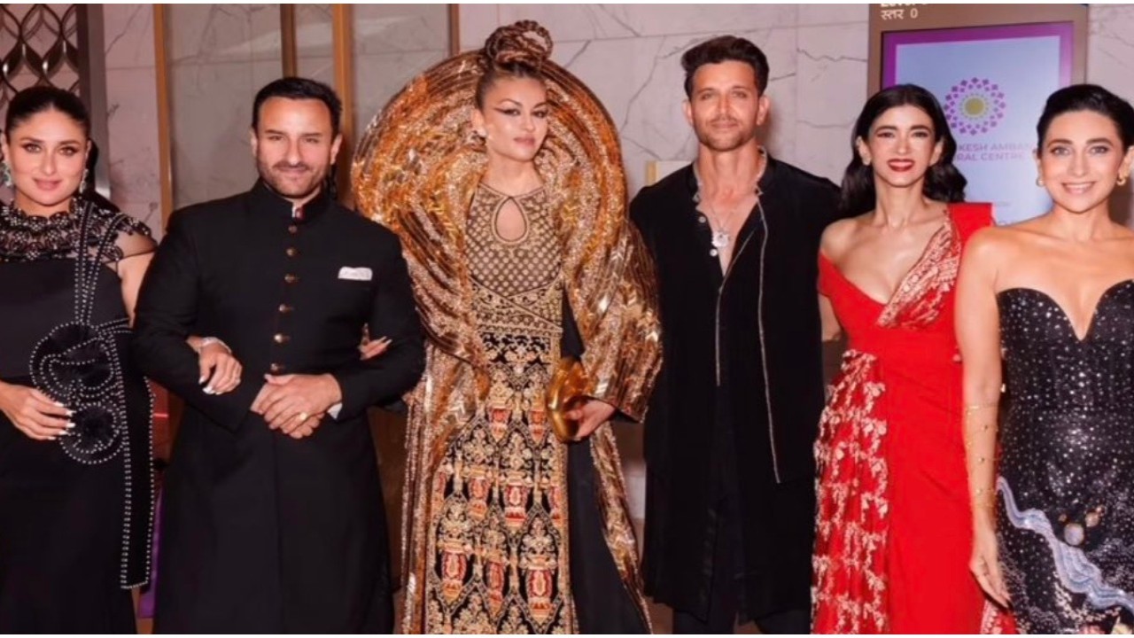 Kareena Kapoor-Saif Ali Khan, Hrithik Roshan-Saba Azad pose together; unseen pic from NMACC gala goes viral