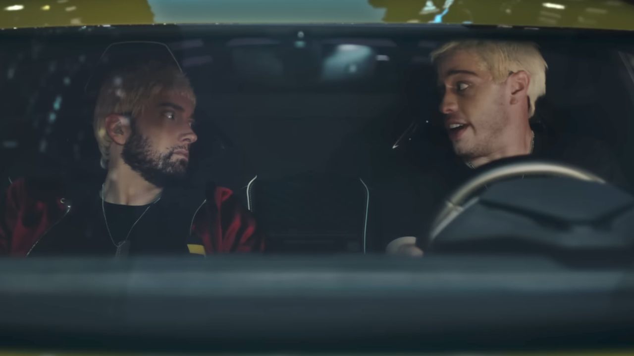 Eminem and Pete Davidson (YouTube, EminemMusic)