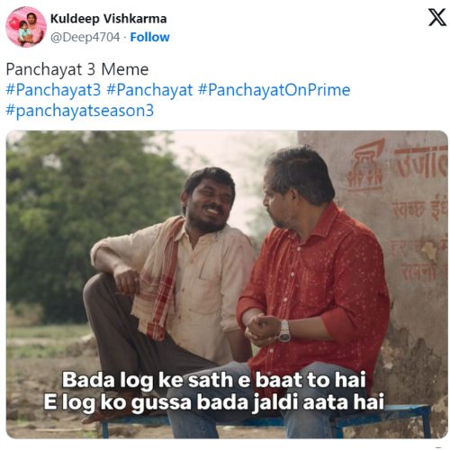 Panchayat season 3: Check out LOL-worthy memes ft. Jitendra Kumar ...