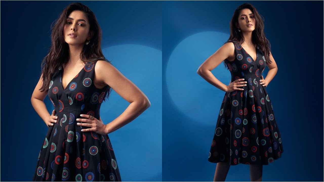 5 times Mrunal Thakur proved fit and flare dresses deserve that spotlight (PC: Mrunal Thakur Instagram)