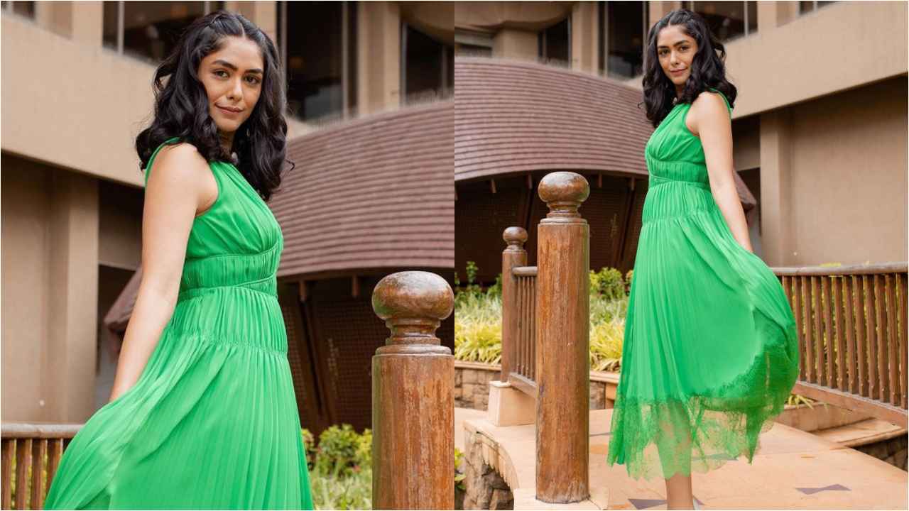 5 times Mrunal Thakur proved fit and flare dresses deserve that spotlight (PC: Mrunal Thakur Instagram)