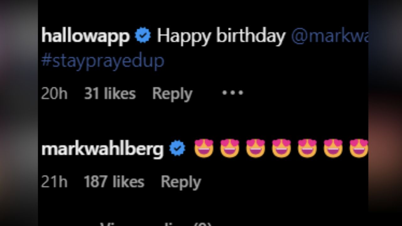 Mark Wahlberg reply in hwr wife insta post (PC: Instagram/byrheawahlberg)