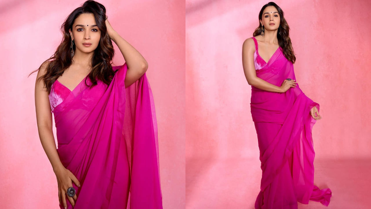 Alia Bhatt in classic saree