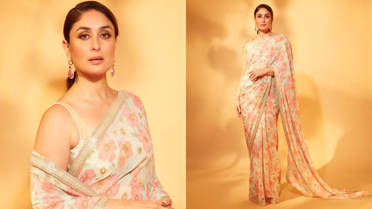 Kareena Kapoor’s 3 floral saree looks (PC: Kareena Kapoor Instagram)