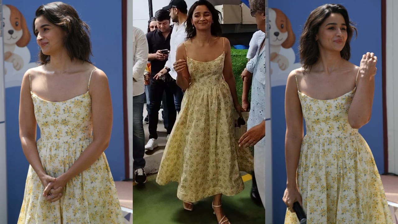 Alia Bhatt in floral dress