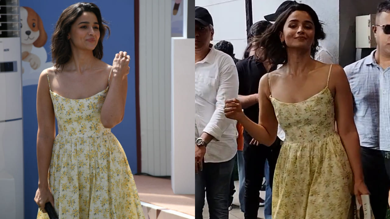 Alia Bhatt in floral dress