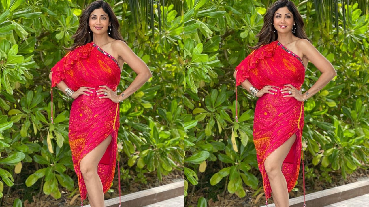 Shilpa Shetty in bohemian dress