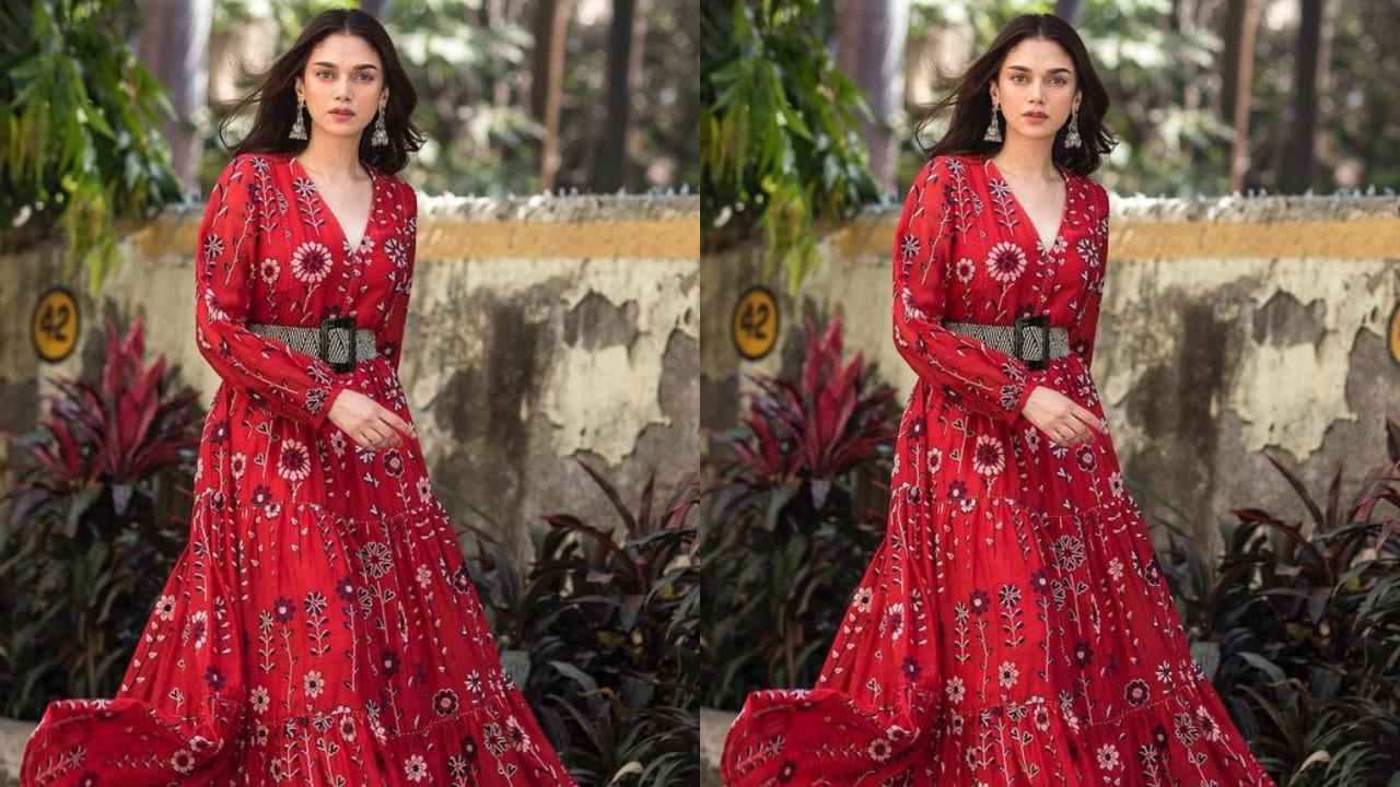 Aditi Rao Hydari in floral maxi dress ( PC: Aditi Rao Hydari) 