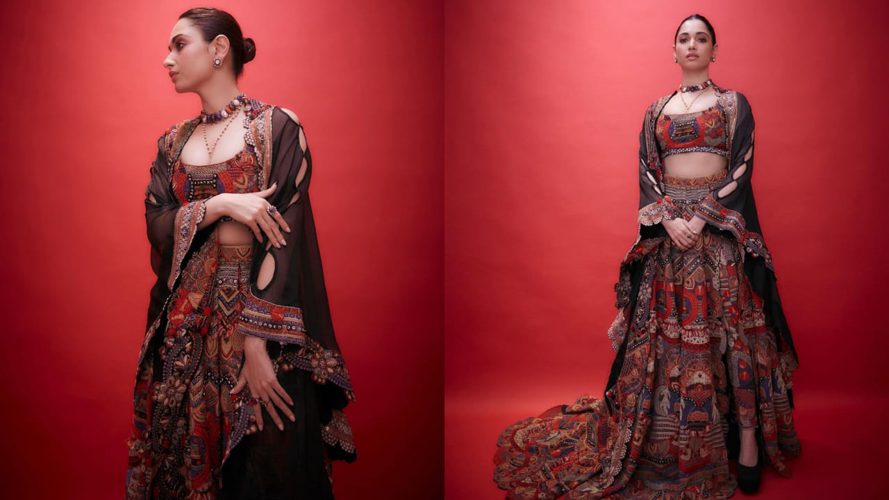 Tamannaah Bhatia in bohemian lehenga