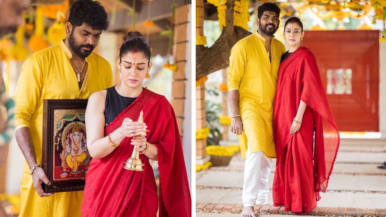 Nayanthara's saree collection (Credit: Nayanthara, Vignesh Shivan, Arun Prasath Photography Instagram )