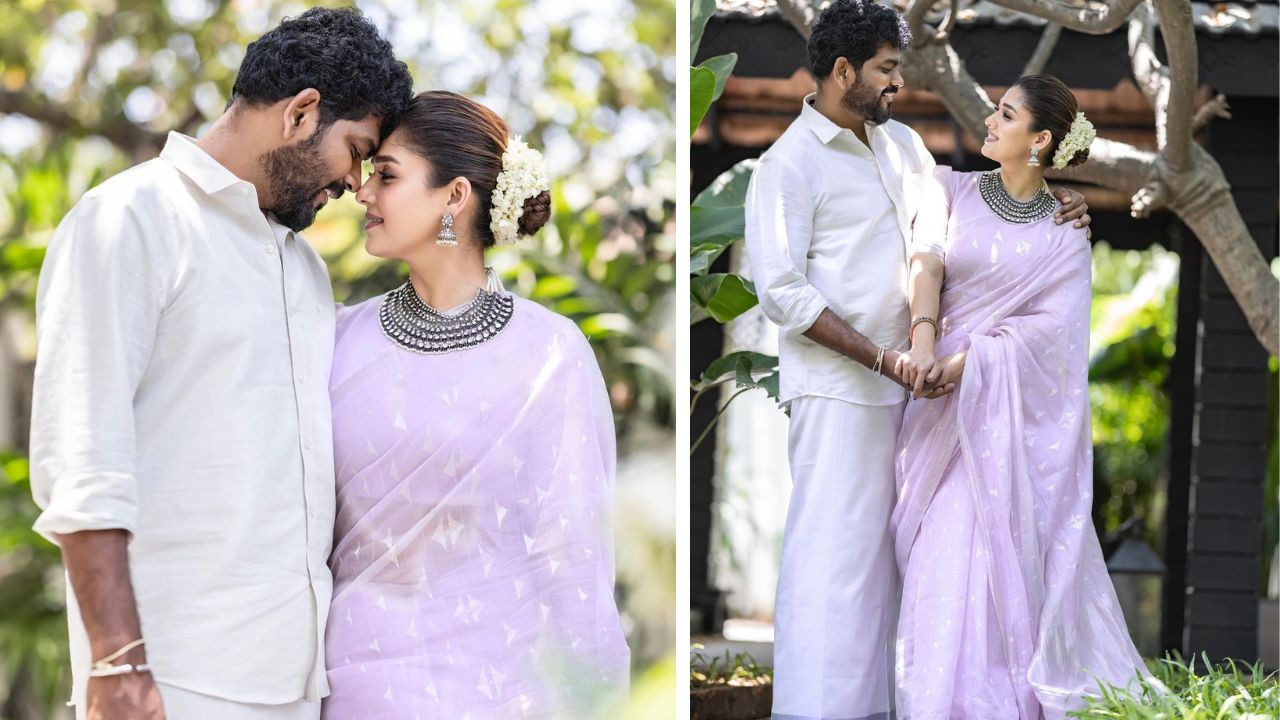 Nayanthara's saree collection (Credit: Nayanthara, Vignesh Shivan, Arun Prasath Photography Instagram )