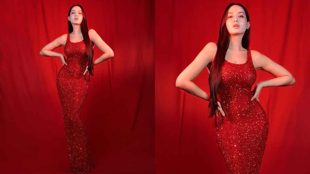 7 times Nora Fatehi rocked the shimmery vibe with her stylish party wear dresses (PC: Nora Fatehi Instagram)