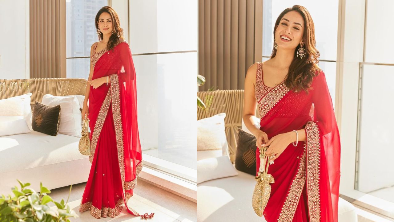 5 Mira Rajput's saree looks (Mira Rajput Instagram)