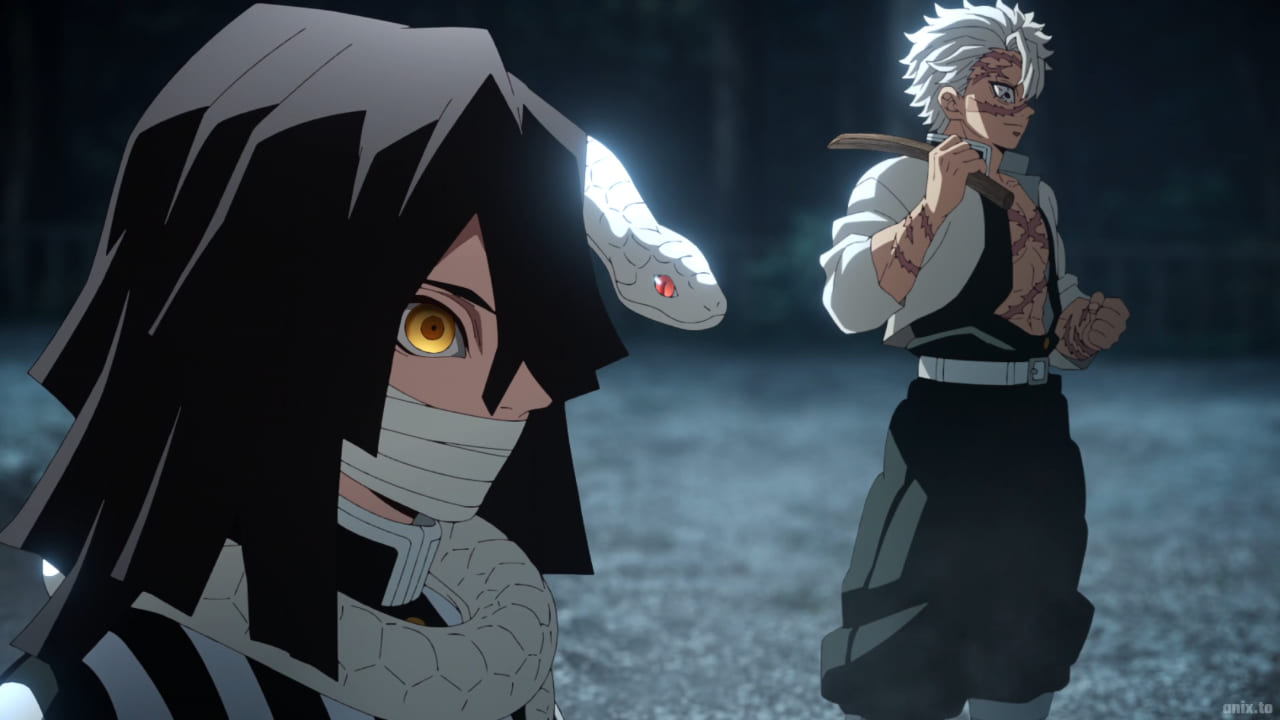 Iguro and Sanemi (PC: Netflix /Demon Slayer/Ufotable)