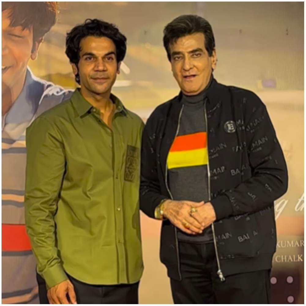 WATCH: Rajkummar Rao seeks blessings from Jeetendra, touches his feet at Srikanth success bash