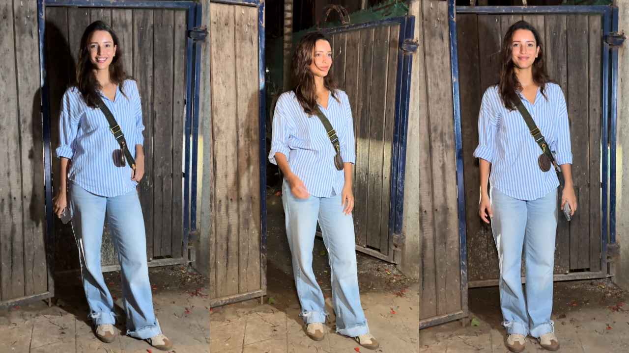 Janhvi Kapoor and Triptii Dimri’s off-duty looks with oversized shirts are ideal for chill day (PC: Varinder chawla, Viral Bhayani)