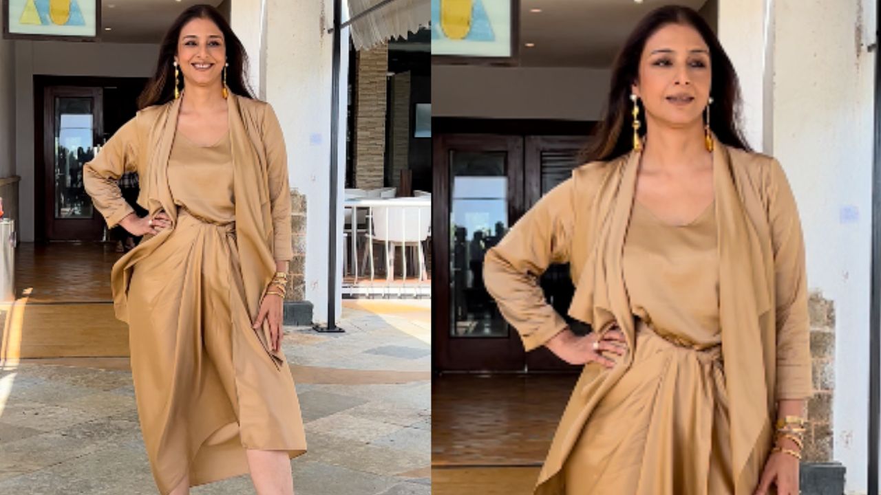 Tabu's co-ord set is perfect to create monochrome magic (PC: Pinkvilla)