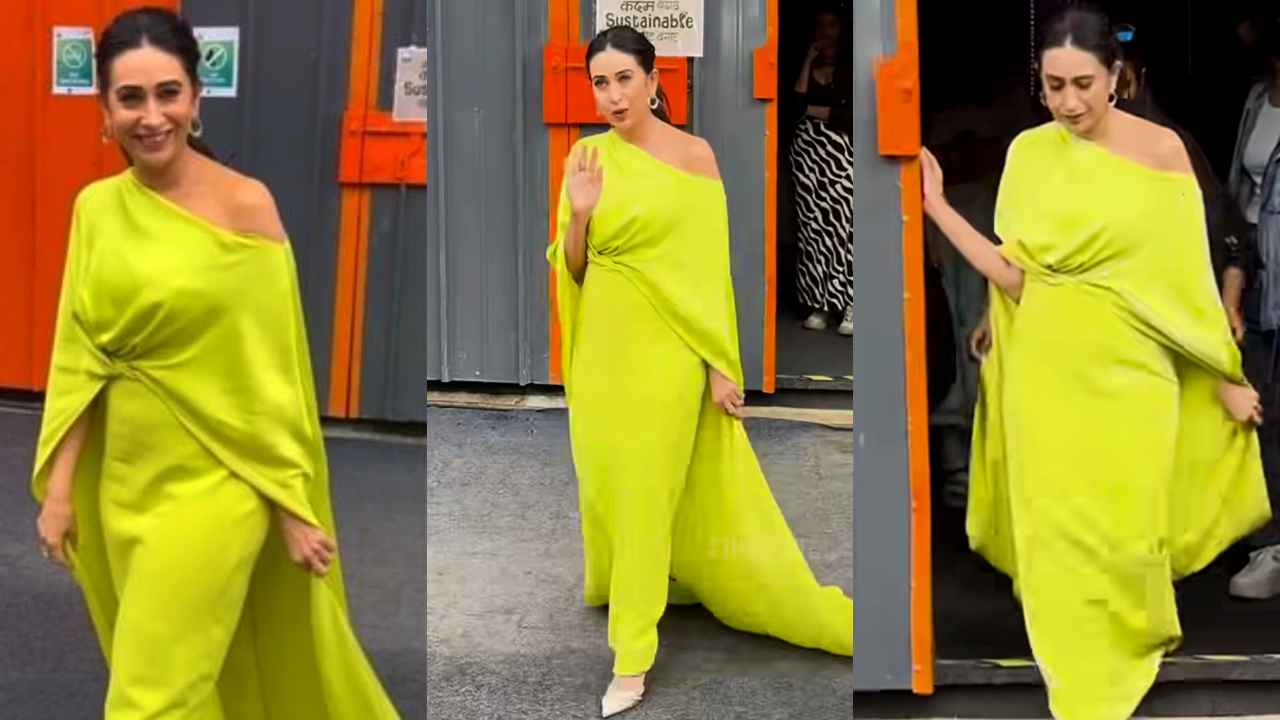 Karisma Kapoor Embraces Power Of Neon Colors In Asymmetrical Gown With 