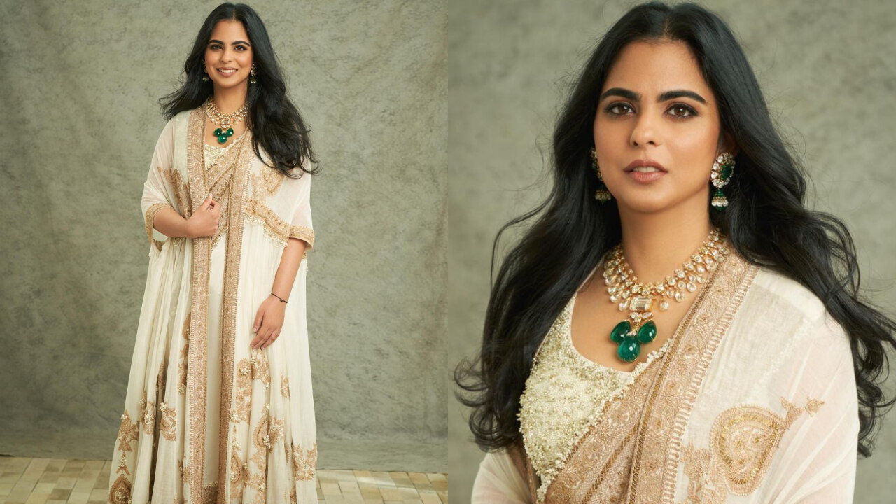 Groom’s sister Isha Ambani’s 3 oh-so-gorgeous outfits that can be ideal ...