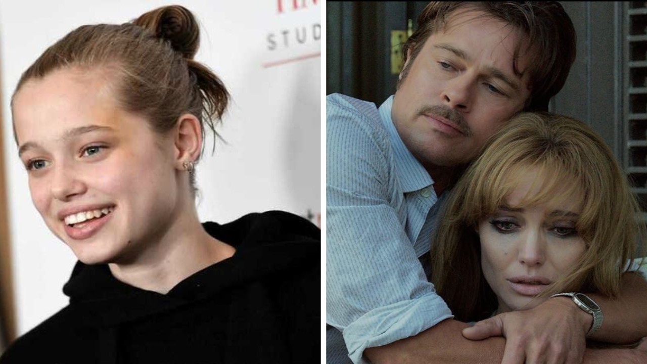 Shiloh ( Getty Images) and Brad Pitt and Angelina Jolie - IMDb 