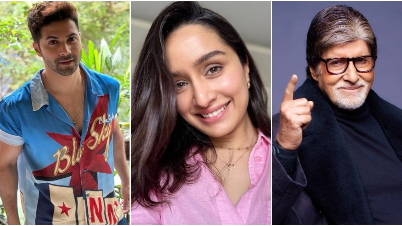 Varun Dhawan, Shraddha Kapoor, Amitabh Bachchan