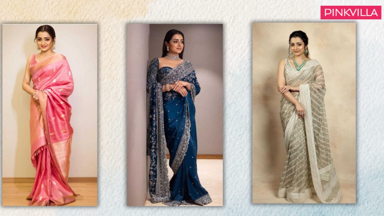 5 Trisha Krishnan-approved sarees you need to bookmark for wedding season