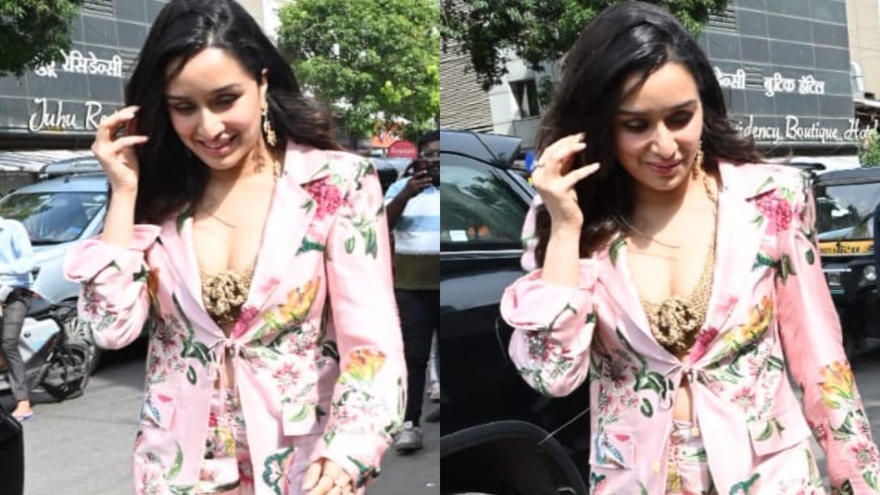 Shraddha Kapoor effortlessly combines power dressing, florals, and crochet trends in a way only she can pull off