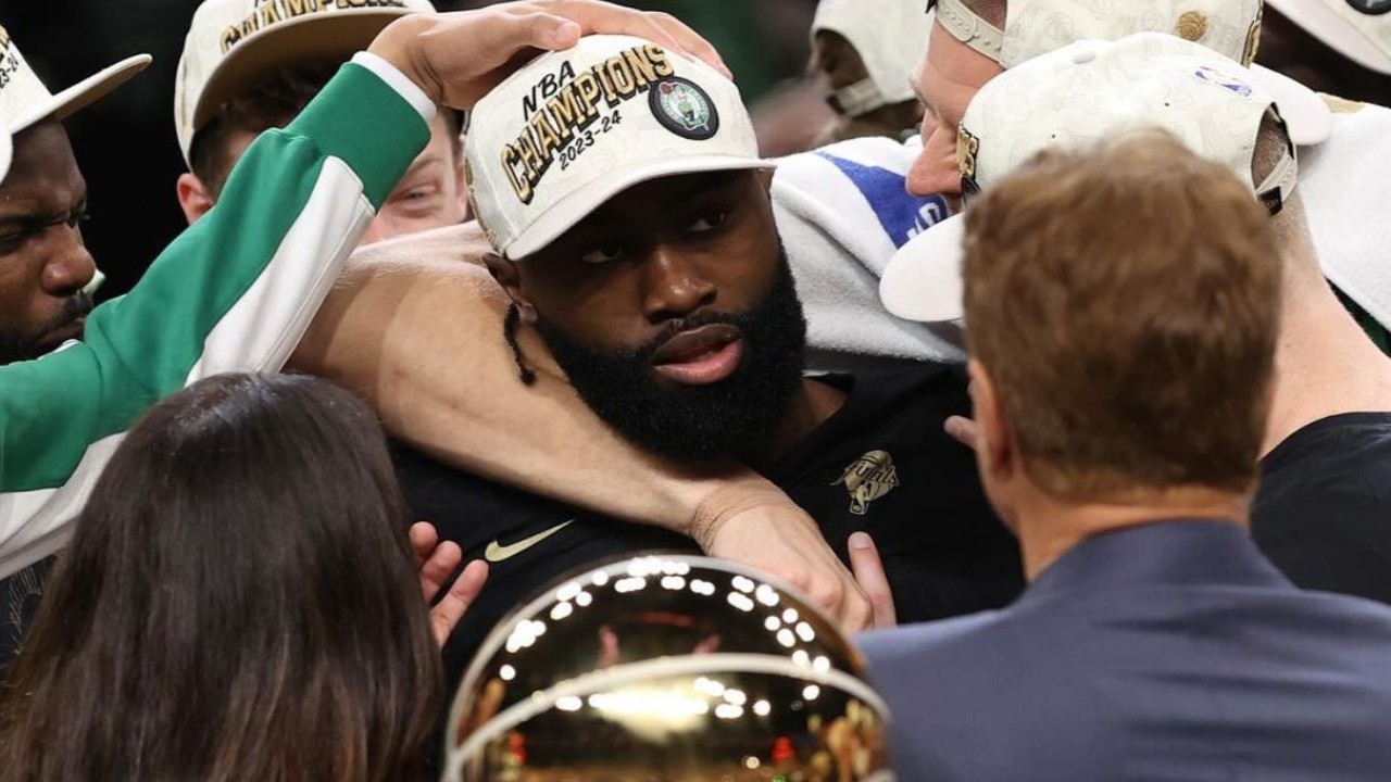 Brown receiving praise as he is named 2024 NBA Finals MVP (Source: Jaylen Brown Instagram)