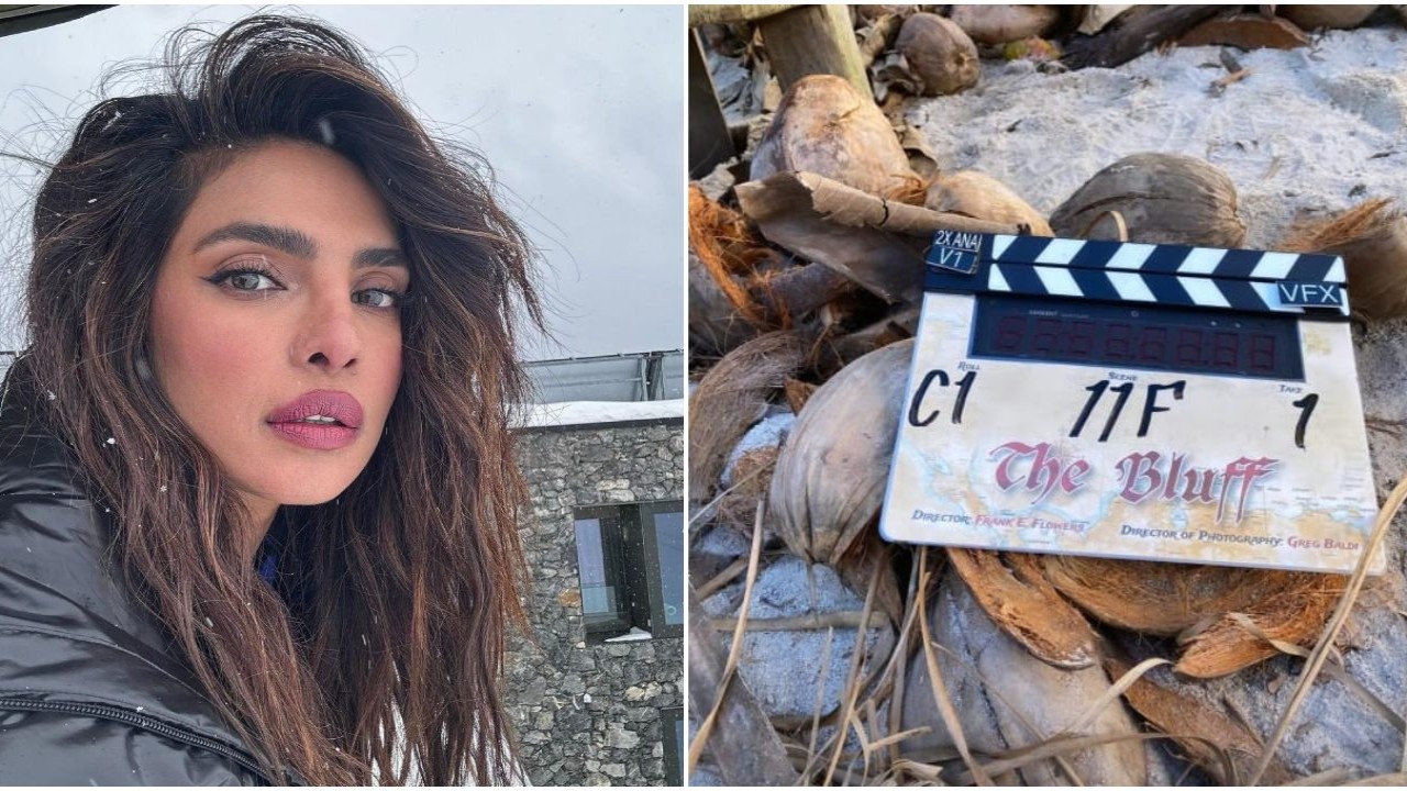 Priyanka Chopra officially kickstarts The Bluff shoot; drops PIC from 'Day 1' on set