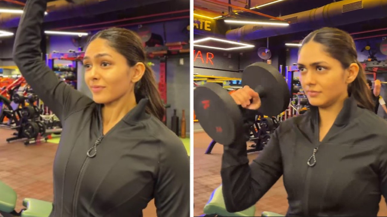 Here's how Mrunal Thakur is setting 'new benchmarks' for her ex; shares goofy VIDEO from gym