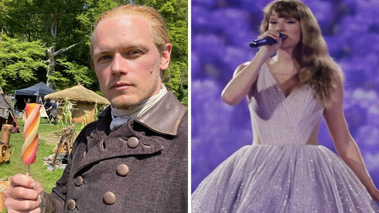 Sam Heughan And Outlander Cast Attend Taylor Swift’s Second Eras Tour Show In Scotland