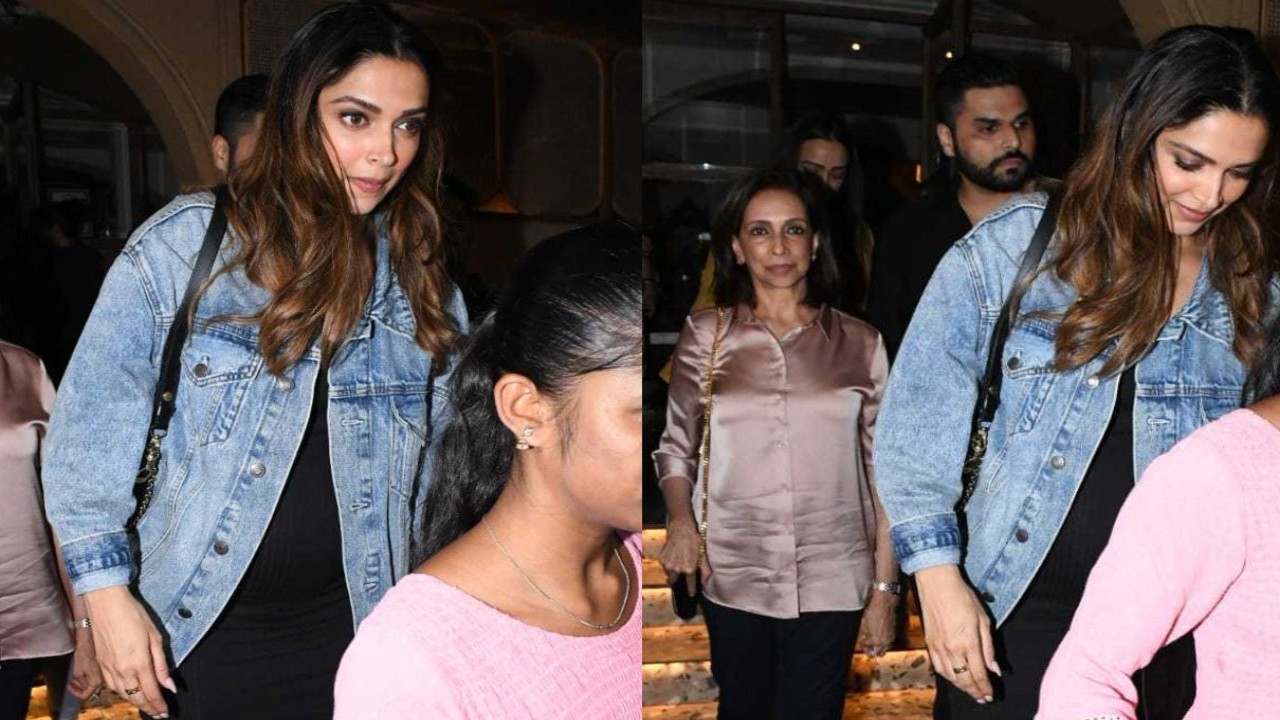 WATCH: Deepika exudes pregnancy glow as she steps out for dinner date with mom