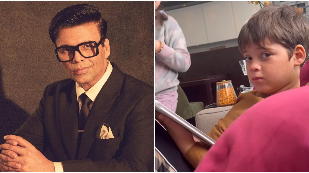 WATCH: Karan Johar asks son Yash 'the big question' iPad or dad; find out what he picked