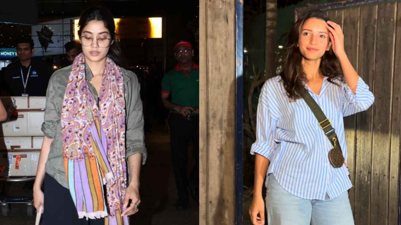 Janhvi Kapoor, Triptii Dimri, Casual, casual wear, off-duty looks, shirts, Unique. hot, style, fashion