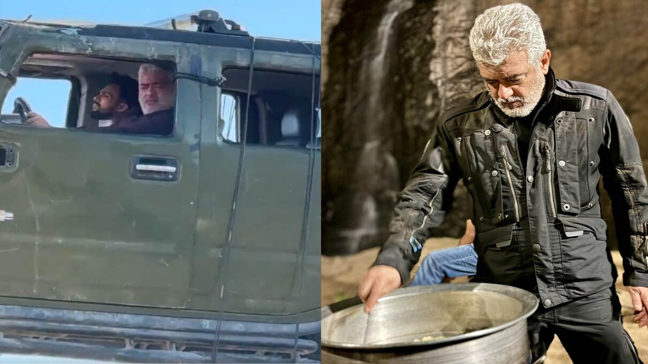 Check out the latest video on how Ajith Kumar performs a car stunt at Vidaa Muyarchi shoot in Azerbaijan with body doubles