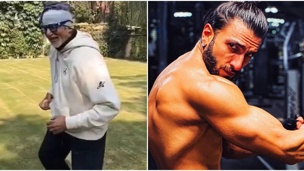 Amitabh Bachchan says he’s ‘still running for work’, Ranveer Singh can’t get enough of his ‘signature running style’ in video