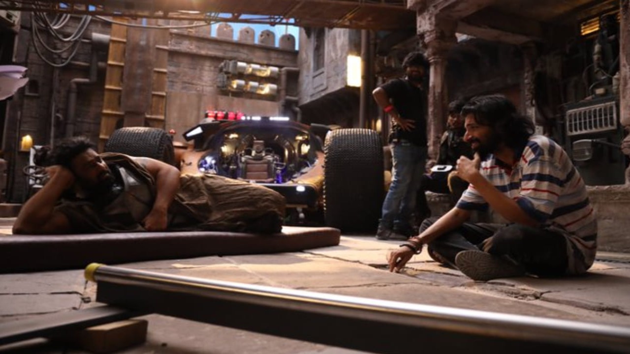 Bhairava entry scene: Makers share throwback BTS photo of 'dynamic' duo Prabhas, Nag Ashwin from Kalki 2898 AD sets