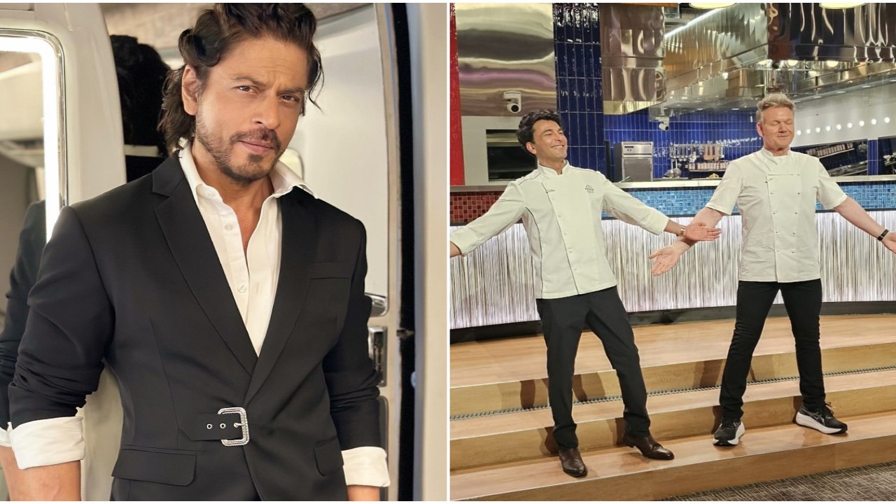 PIC: Vikas Khanna reveals Gordon Ramsay is ‘huge fan’ of Shah Rukh Khan; duo recreates superstar’s signature pose