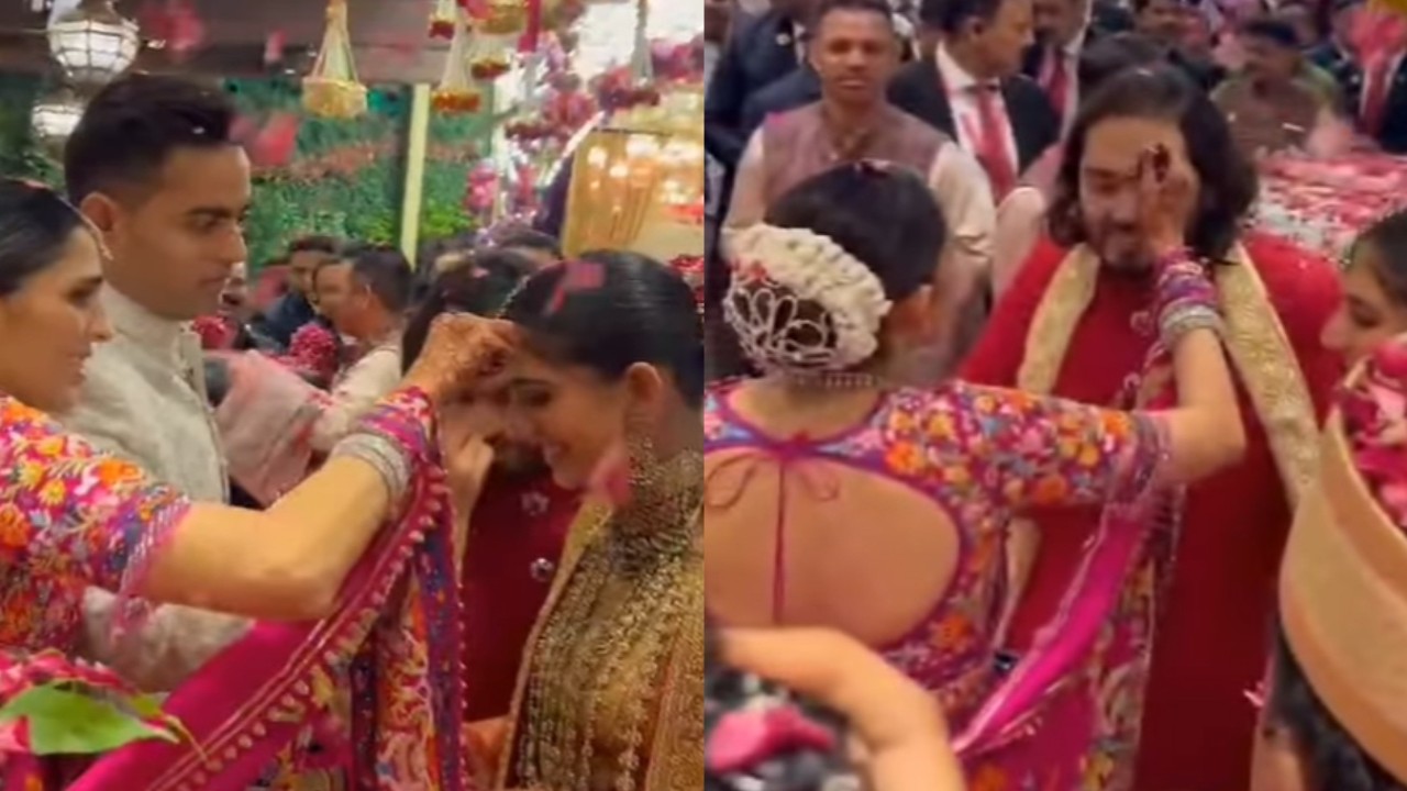 Anant-Radhika Wedding: Newlyweds receive grand welcome at home; WATCH