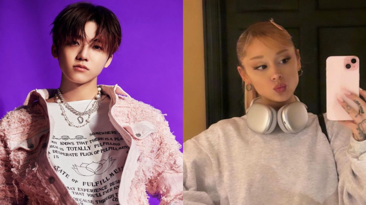 NCT Dream's Jaemin, Ariana Grande: SM Entertainment, Ariana Grande's Instagram 