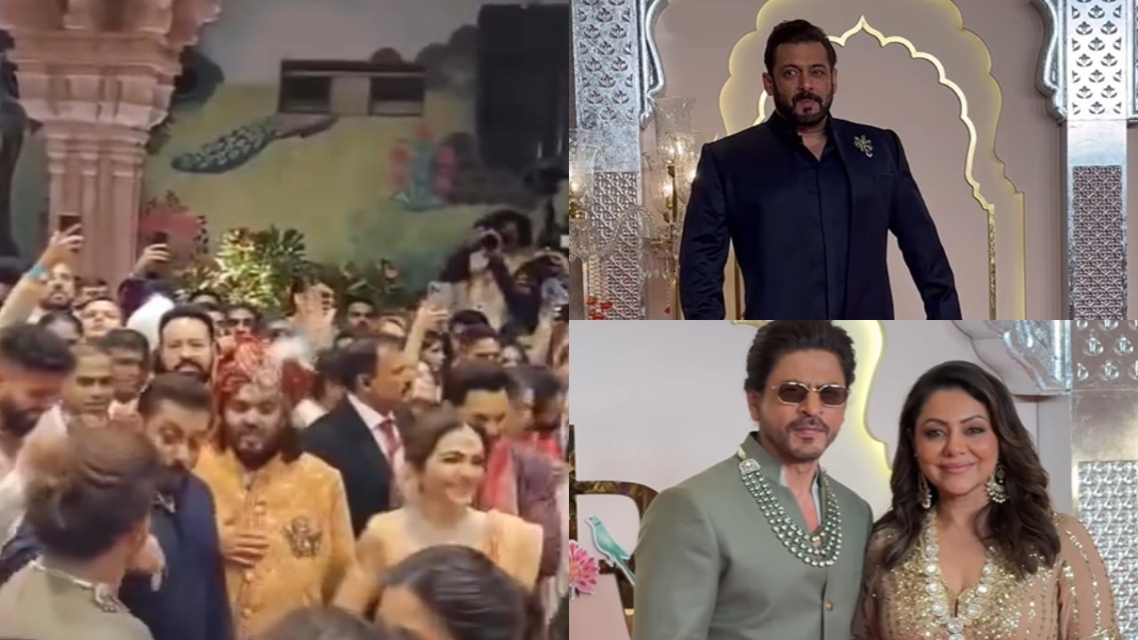 Shah Rukh Khan, Salman Khan and Nita Ambani 