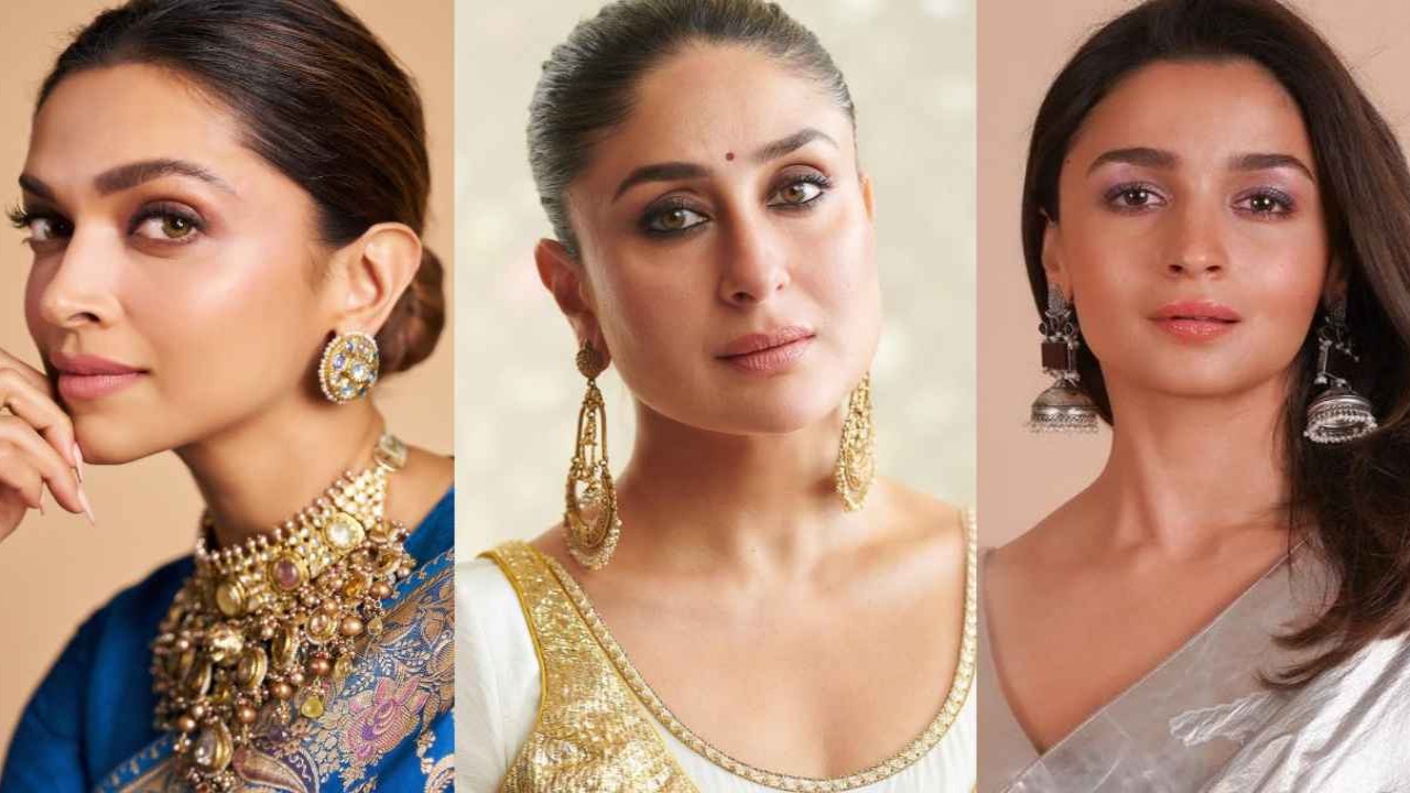 Deepika Padukone, Alia Bhatt, Tamannah Bhatia, Kiara Advani, Kareena Kapoor Khan, Earrings, wedding guest looks, wedding, style, fashion