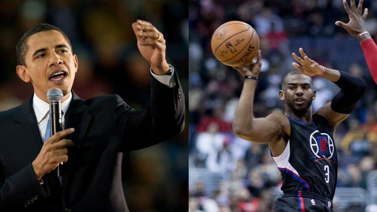 When Barack Obama shocked Chris Paul with a crossover in Pickup Game