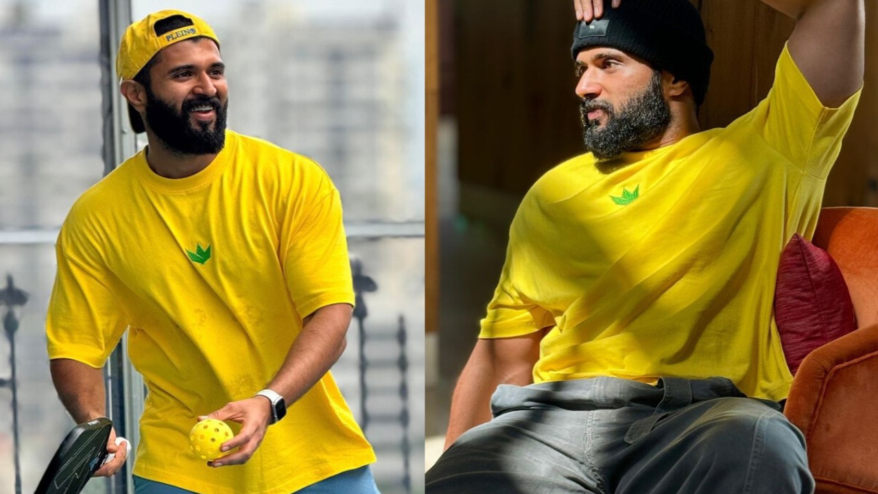 PHOTOS: Vijay Deverakonda sports athletic look as he enjoys pickleball game; Samantha a...