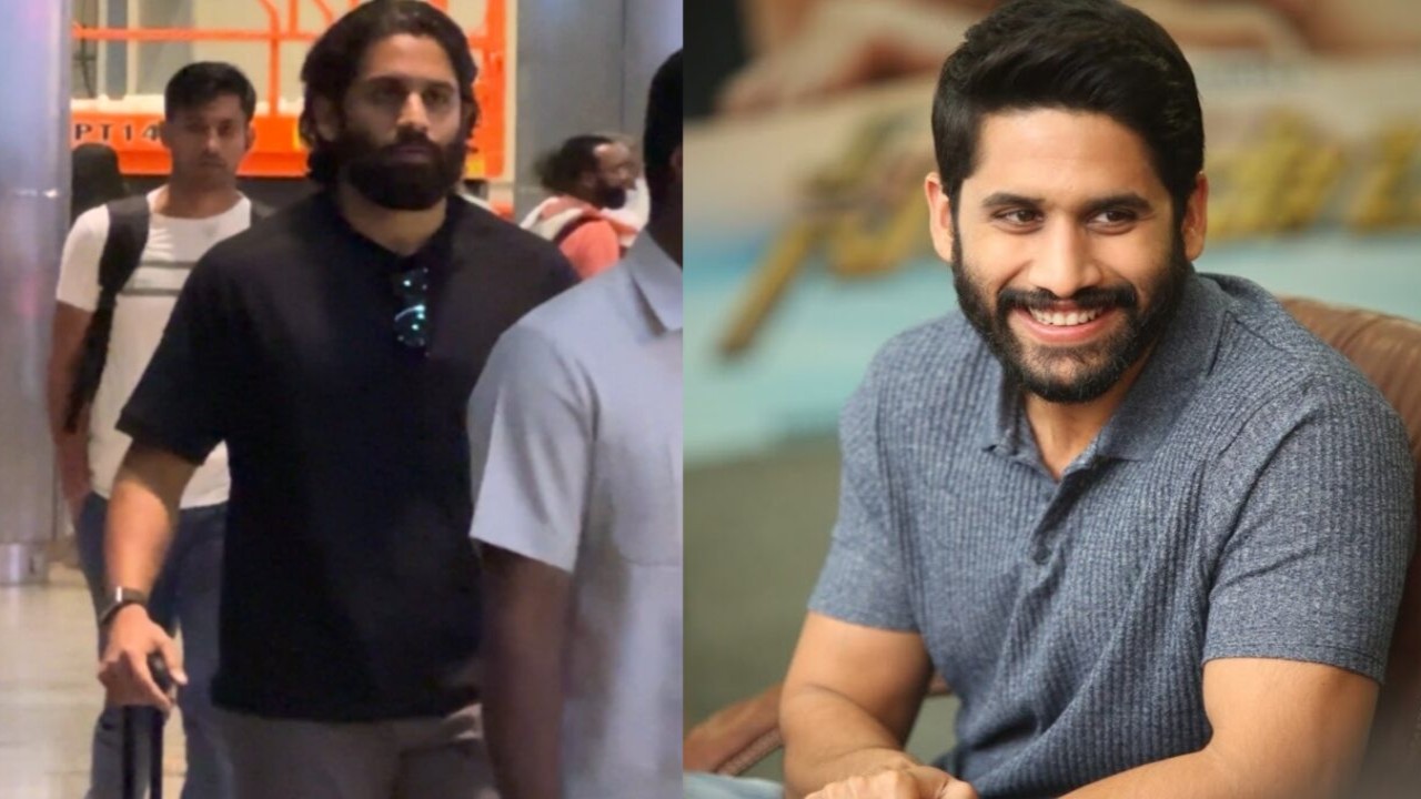 Naga Chaitanya was spotted walking in style at the airport during his arrival