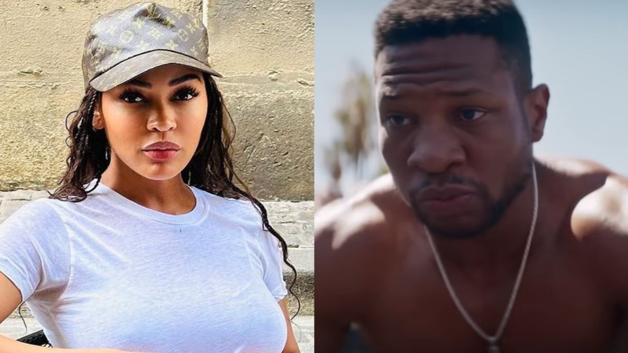 Meagan Good and Jonathan Majors (Instagram/@meagangood/YouTube/Creed 3 Trailer)