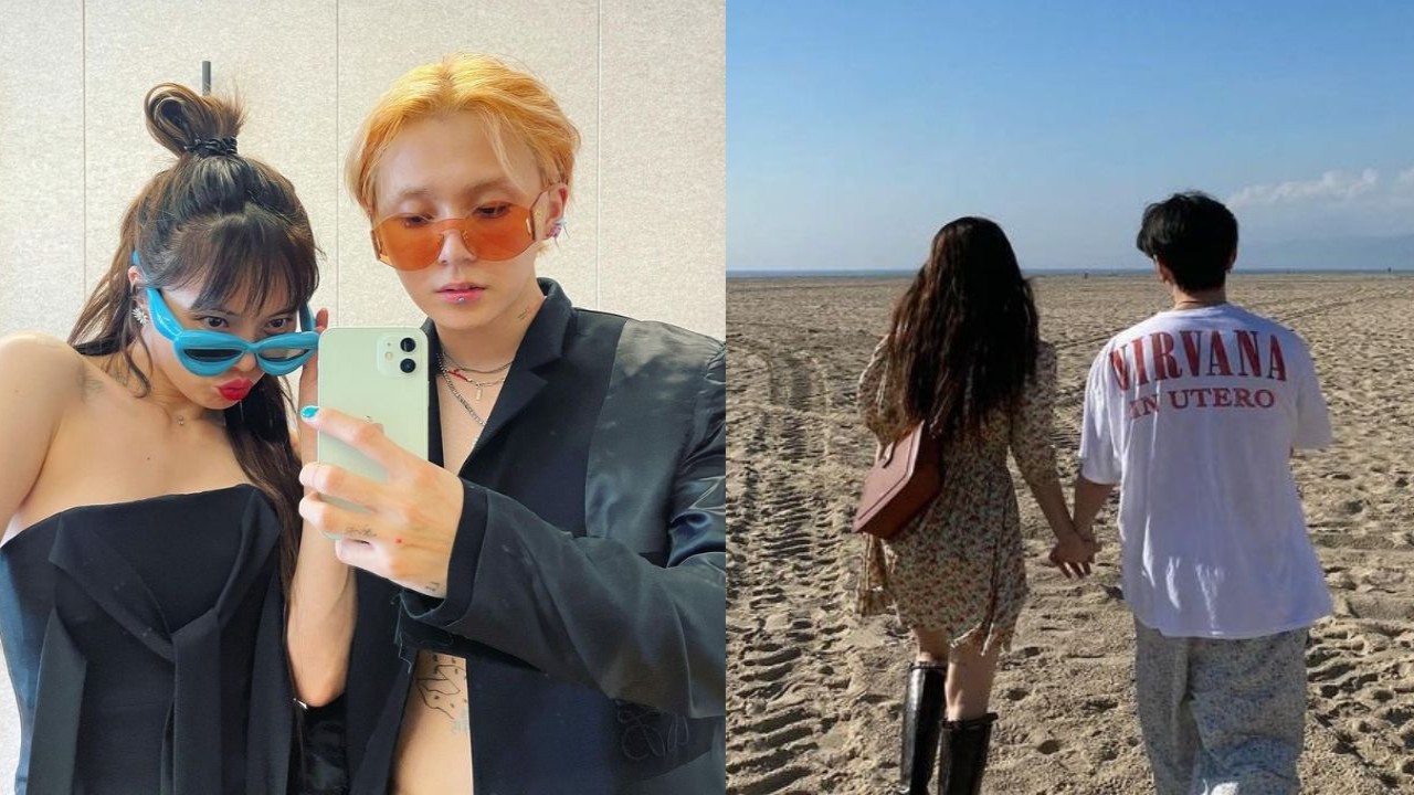 HyunA with DAWN, HyunA with Yong Jun Hyung; Image: DAWN and HyunA's Instagram