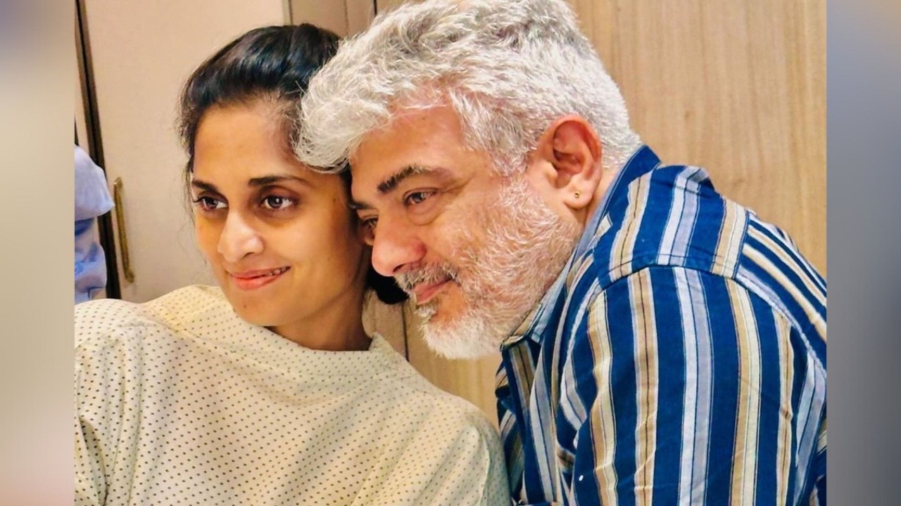 Check out fans rection as Ajith Kumar and Shalini’s hospital picture goes viral